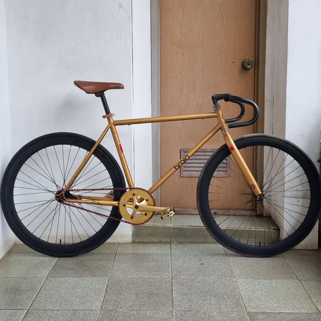wts fullbike fixie brain atales. chromoly. size 52. torpedo