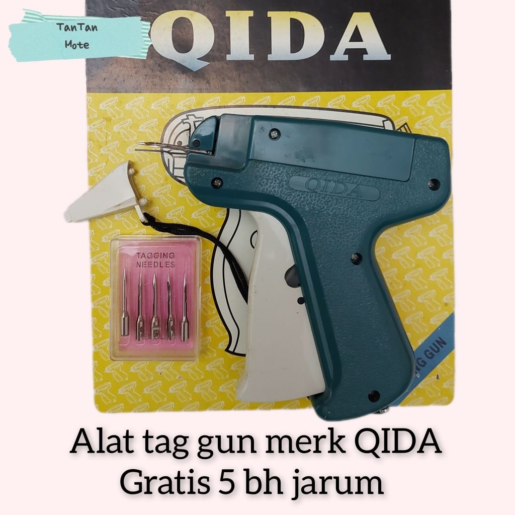 

Tag Gun / Alat Tembak Lebel Merk Qida Ukuran 15mm 25mm 35mm