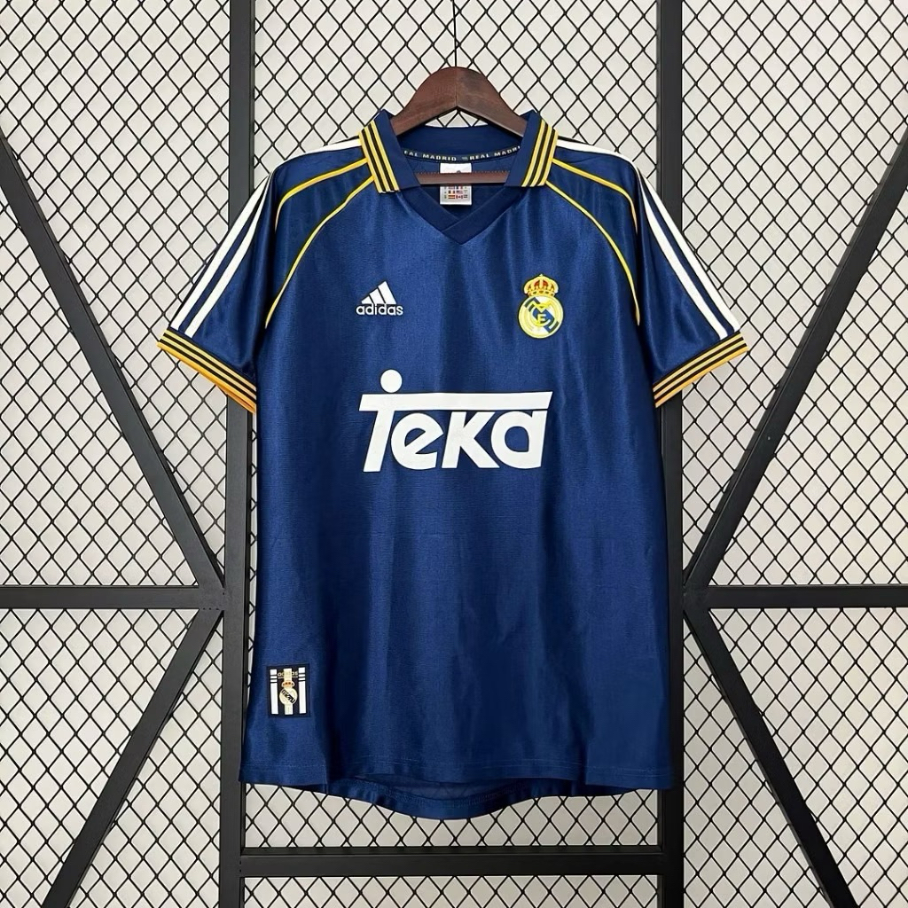 Jersey Retro Real Madrid Away 1999/2000 - Teka Sponsor