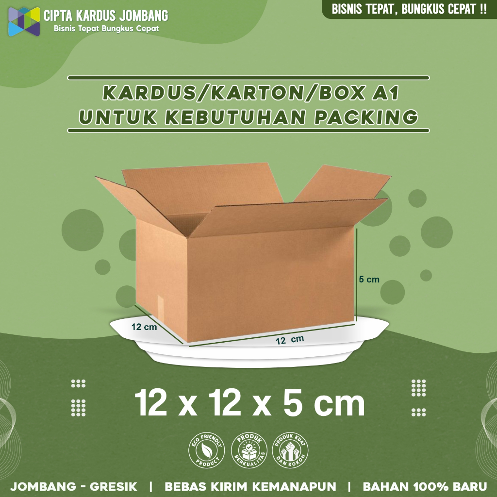 

Kardus Packing 12x12x5 | Box packing | Karton Packing