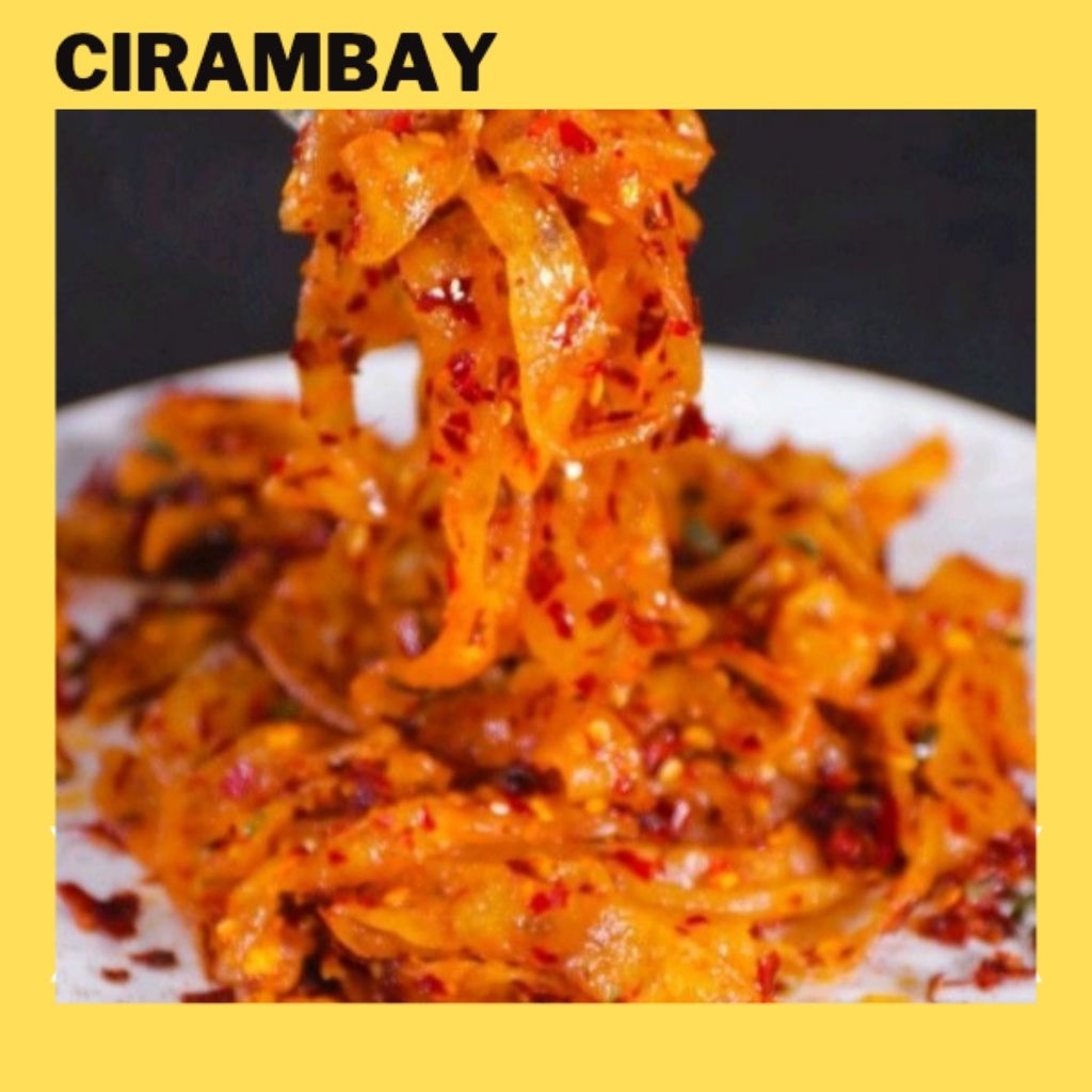 

cirambay kasedep cemilan makanan pedas gurih bumbu atom cabai bubuk aida Chili oil daun jeruk