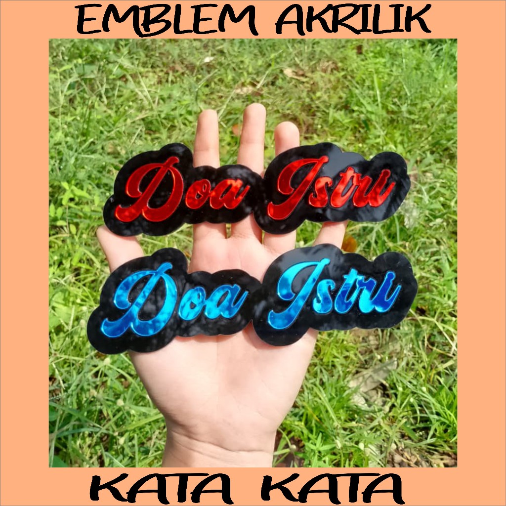 EMBLEM LOGO VARIASI MOTOR / MOBIL / SANGKAR BURUNG / DAN LAINNYA