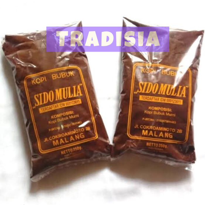 

Kopi Sido Mulia Malang 500 gram ( 2 X 250 gram )
