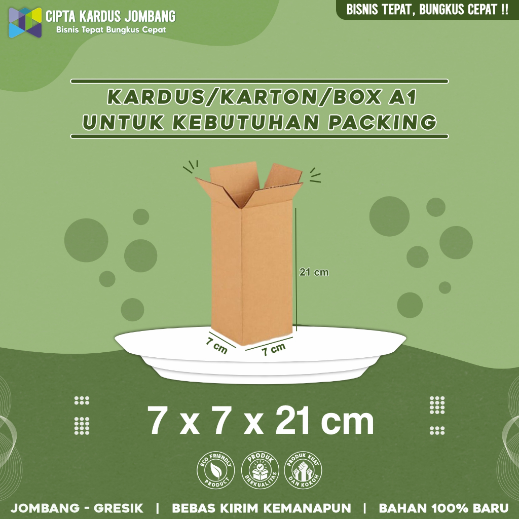 

Kardus Packing 7x7x21 | Box packing | Karton Packing