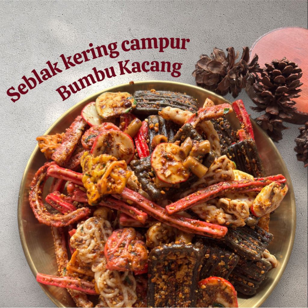 

HottKribo.id - Seblak Kering Campur Bumbu Kacang Pedas 500gr