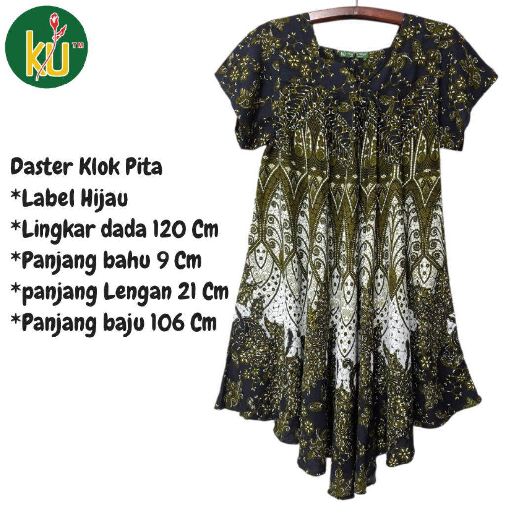 Kencana Ungu Daster Klok Pita Label Hijau Daster Klok Payung Kekinian