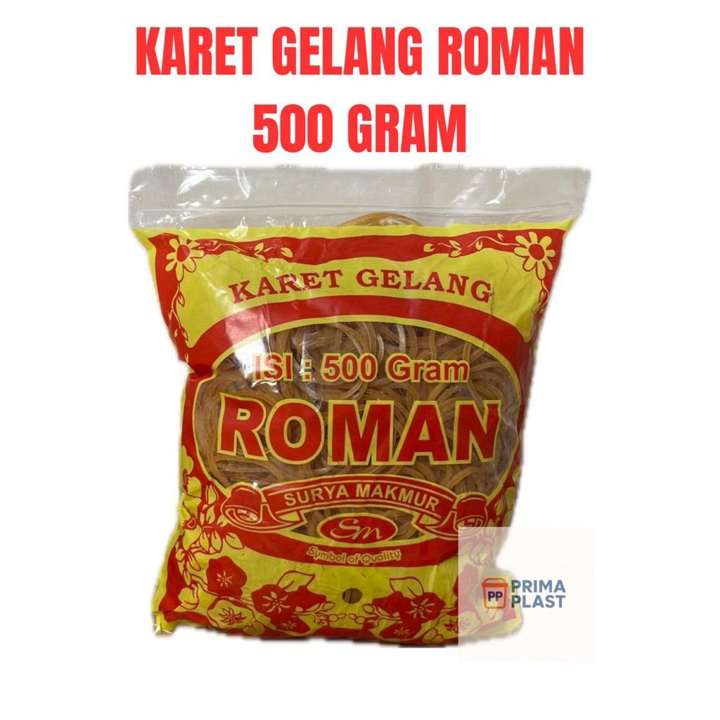 

Karet Gelang Kuning Matang Roman 500 Gram / Karet Serbaguna / Grosir & Murah