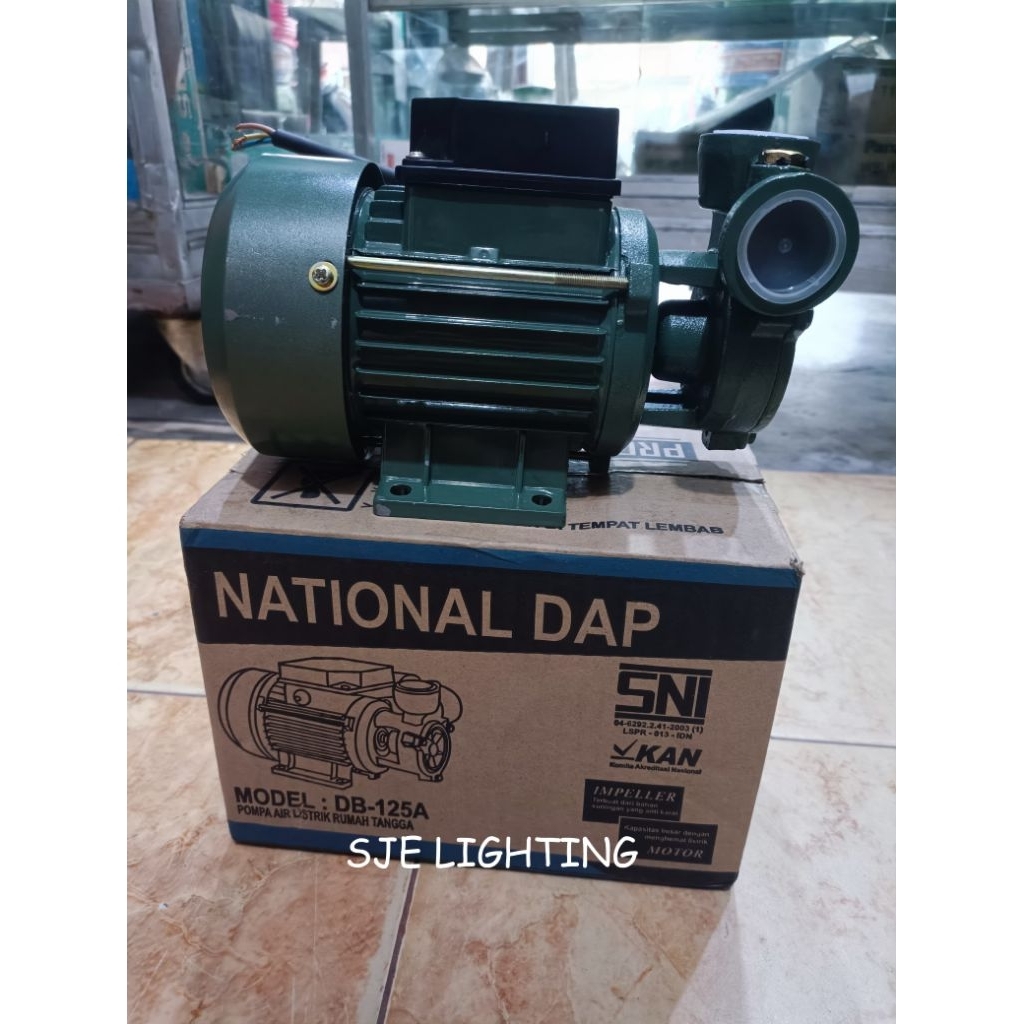 POMPA AIR RUMAH TANGGA EKONOMIS NATIONAL DAP DB-125A/SAN EI 125A NON OTOMATIS
