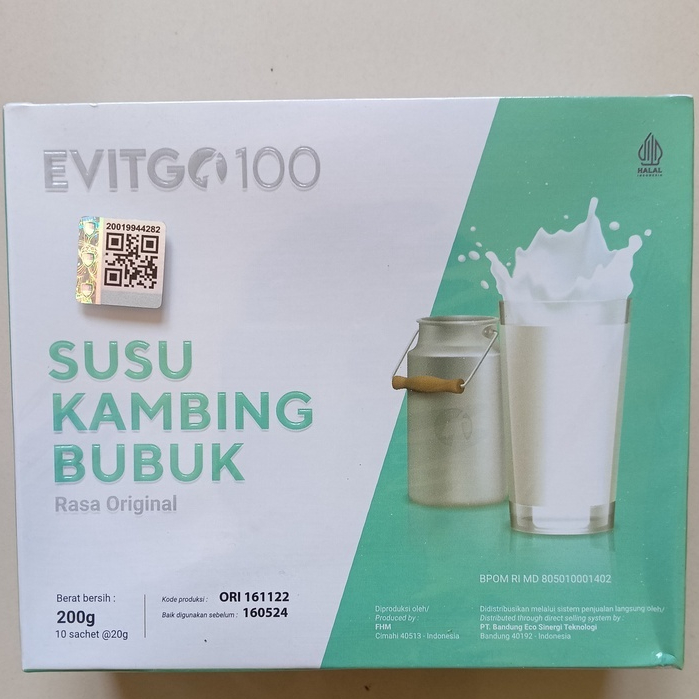 

SUSU KAMBING EVITGO BUBUK 1 BOX ISI 10 SACHET ORIGINAL