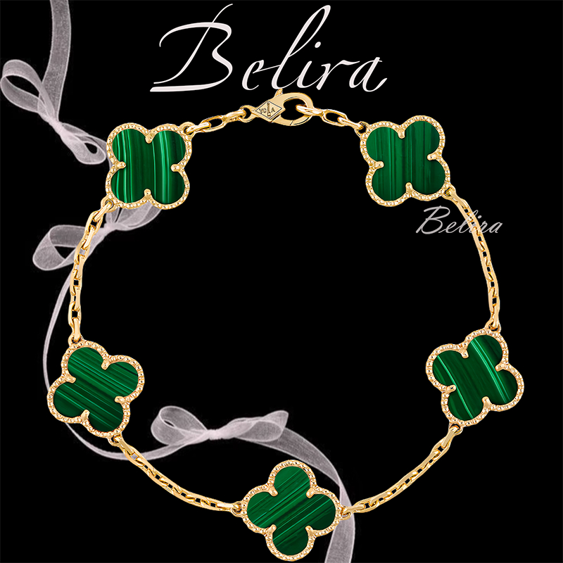 Gelang,Gelang Zamrud Semanggi Emas 17K,Gelang Wanita,Gelang Rose Gold,hadiah wanita