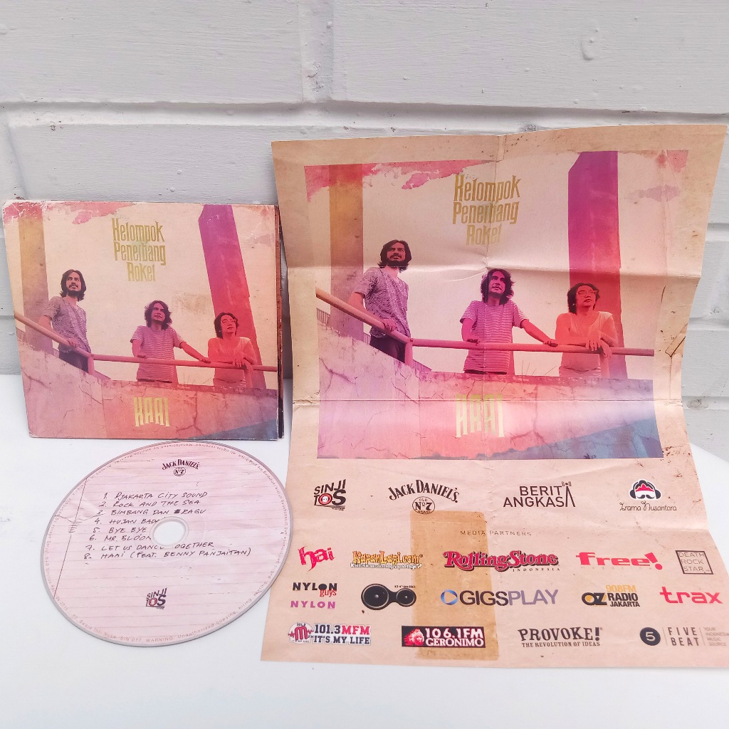 Kaset CD Kelompok Penerbang Roket – HAAI | Album Kolaborasi Jack Daniel's x Sinjitos Records