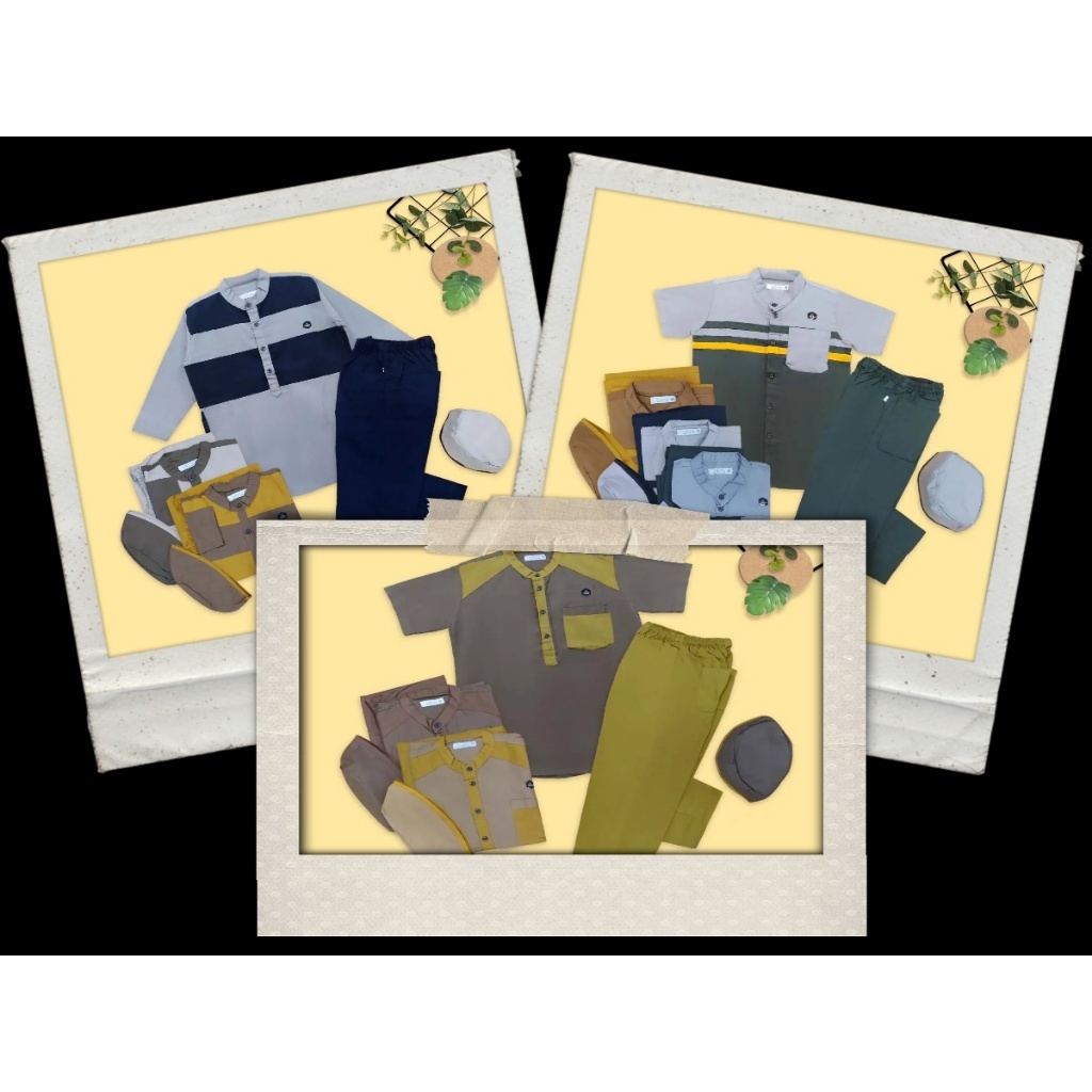 Setelan Baju Koko Zikra