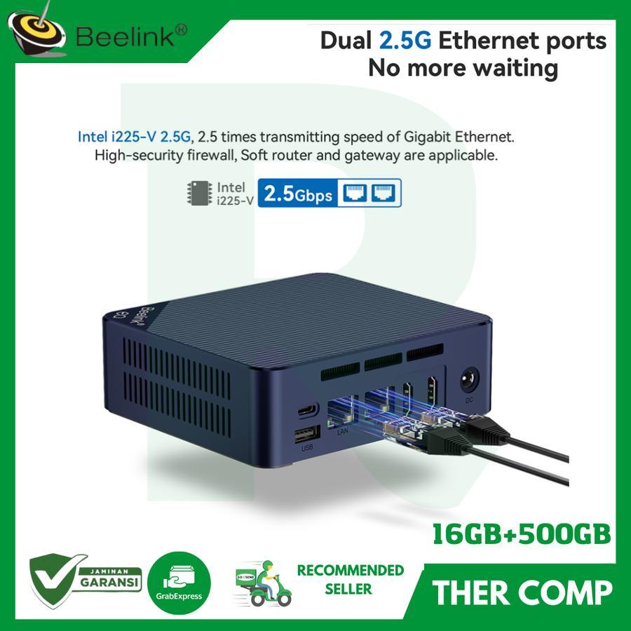 Beelink Mini Pc EQ12 N100 Intel Alder lake 8/500GB NVMe Windows 11 Pro