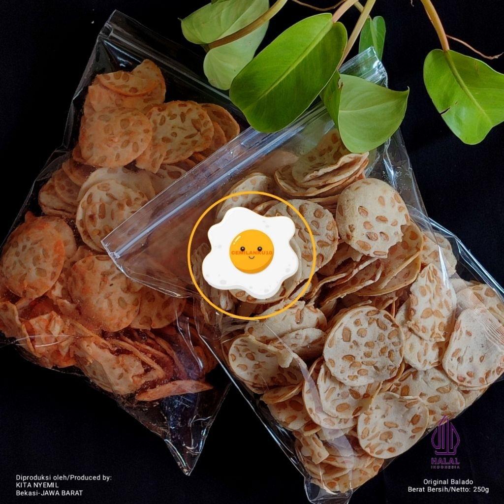 

500g Keripik tempe sagu Keripik tempe putih Keripik tempe tapioka Makanan ringan Murah Enak Gurih