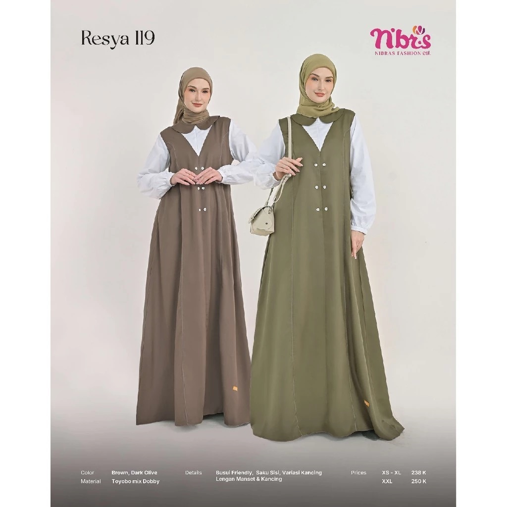 PROMO GAMIS RESYA 119 GAMIS NIBRAS TERMURAH