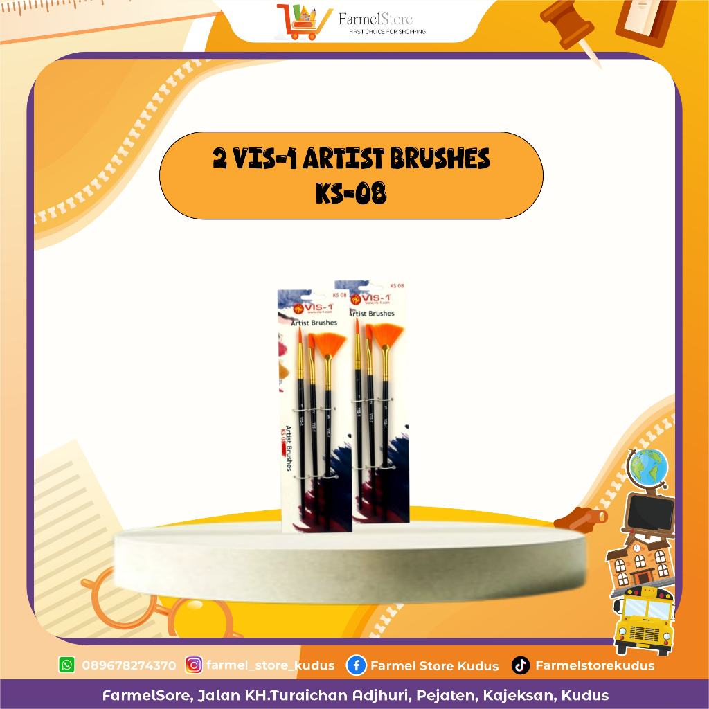 

Vis-1 Artist Brushes KS-08