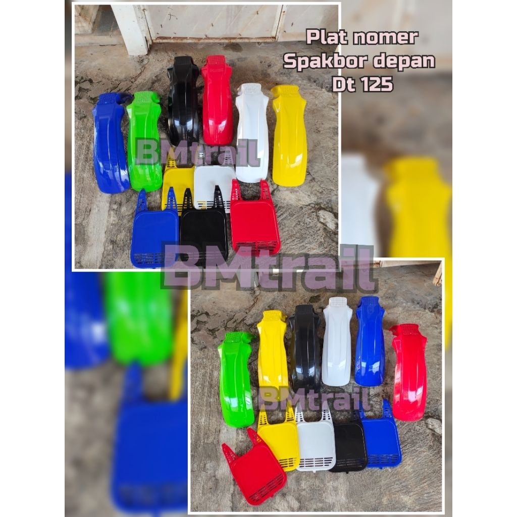 BODY DT 125 PAPAN NOMER SPAKBOR DEPAN DT125 TS JADUL