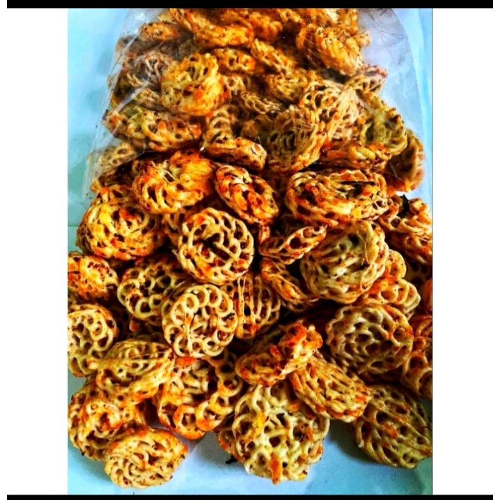 

basreng kerupuk sanggul pedas