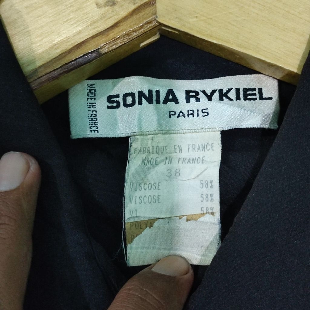 Vintage Sonia Rykiel Silk Blouse Made In France