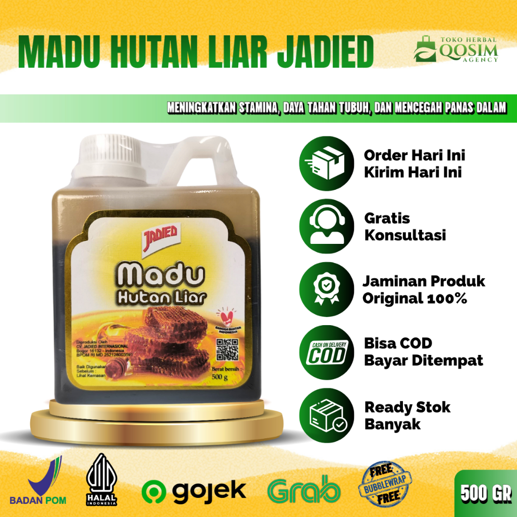 

Madu Hutan Liar Jadied 500gr 100% Asli Garansi Original Tanpa Campuran