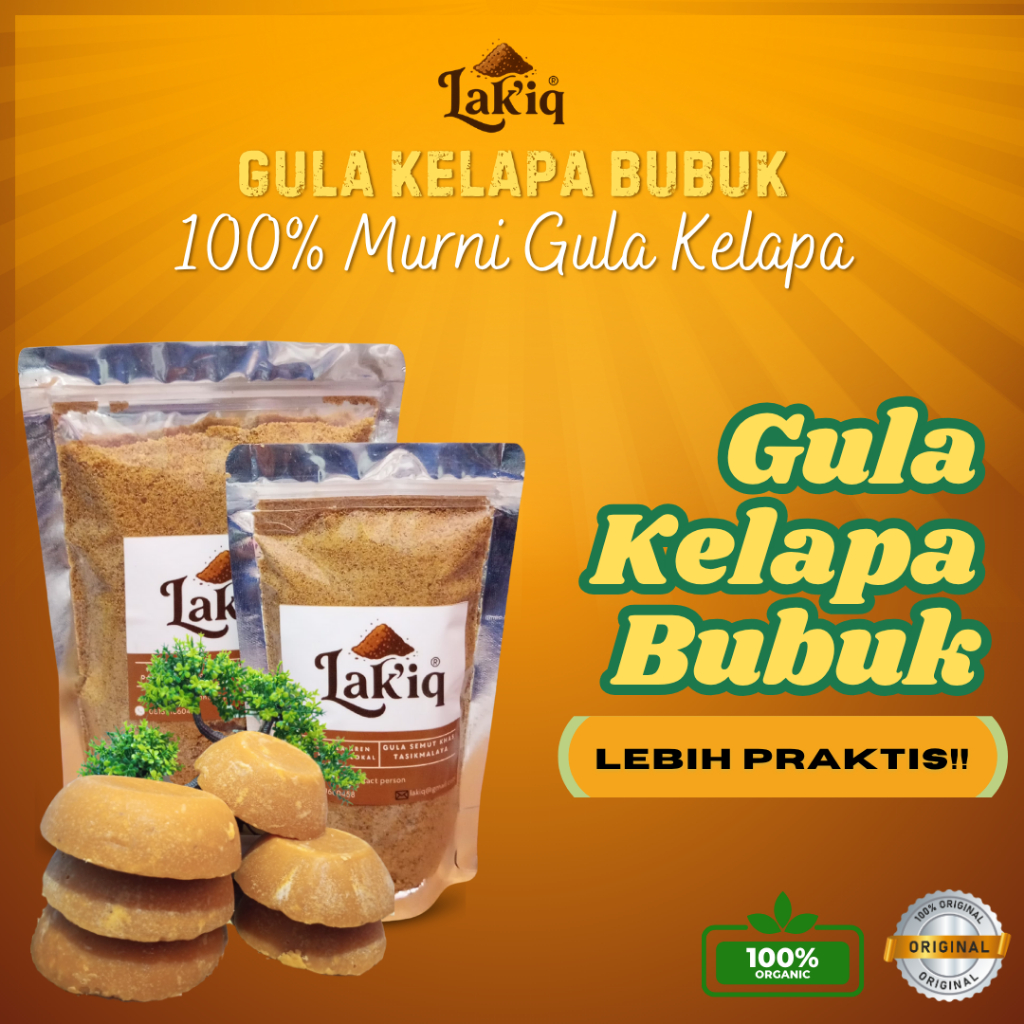 

Gula Kelapa Bubuk 100% Terbuat Dari Gula Kelapa Asli - Gula Merah Bubuk Tanpa Campuran
