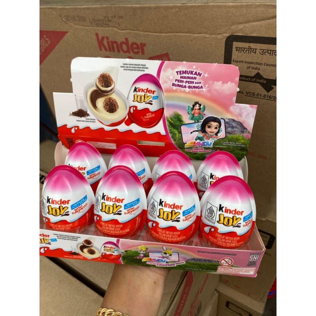 

KINDERJOY GIRLS 1BOX ISI 8PCS (EXP OKTOBER 2025)