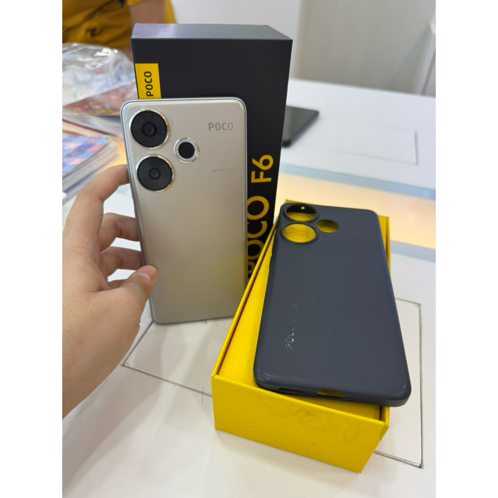 HP Xiaomi POCO F6 RAM 8GB ROM 256GB Titanium | Mulus | Fullset Ori