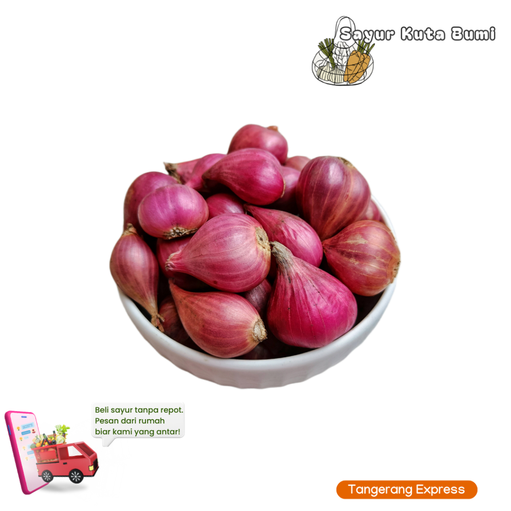 

KIRIM INSTAN Bawang Merah 100gr Sayur Kuta Bumi Tangerang