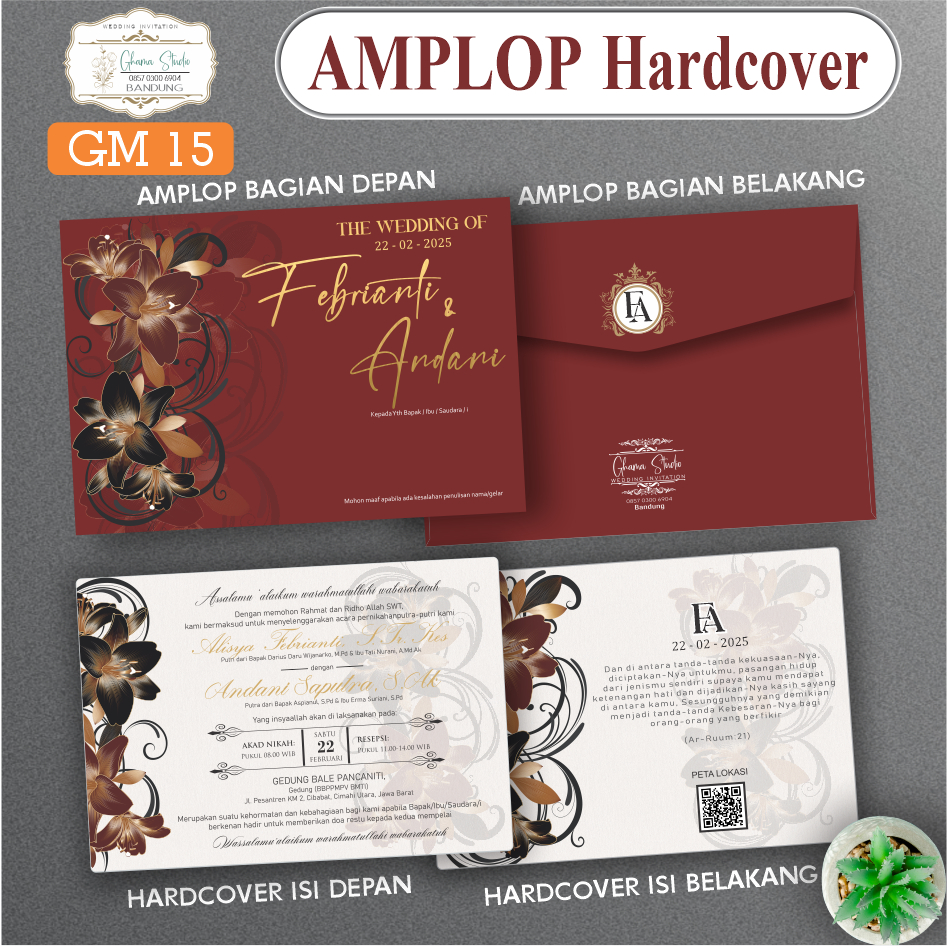 Undangan Pernikahan Hard Cover Amplop Wayang Undangan Pernikahan Amplop Kekinian Wedding Card Undang