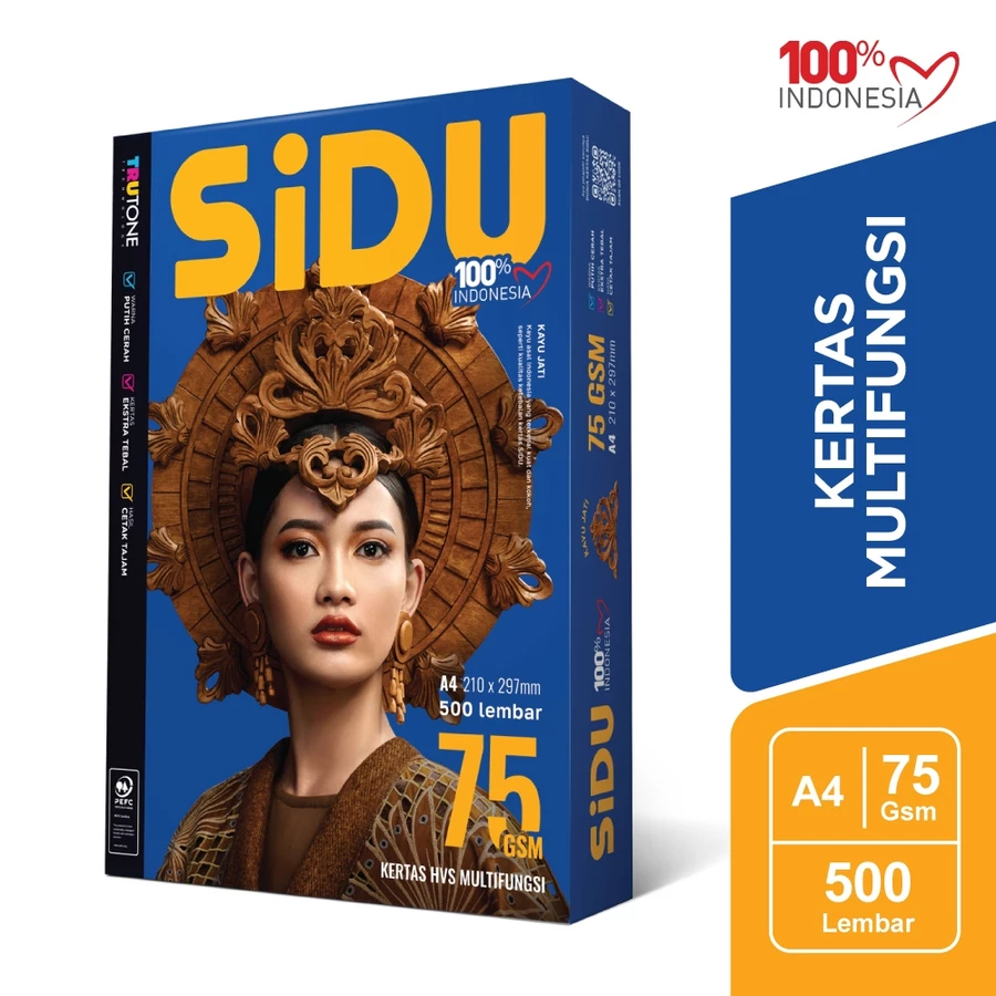 SiDU Kertas Fotocopy 75 GSM A4 / Kertas A4