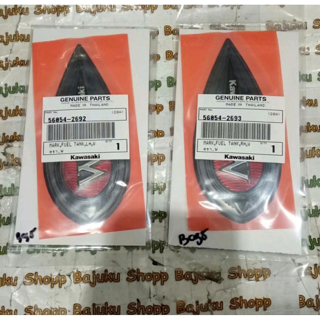 EMBLEM TANGKI MARK EMBLEM TANKI TENGKI KAWASAKI W175 W 175 CAFE ORIGINAL KAWASAKI