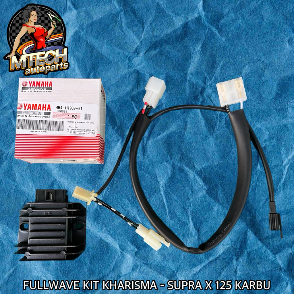 Kiprok Fullwave - Fullwave Kit DC PNP Kharisma 125 - Kharisma Karbu - Supra 125 - Supra X 125 Origin