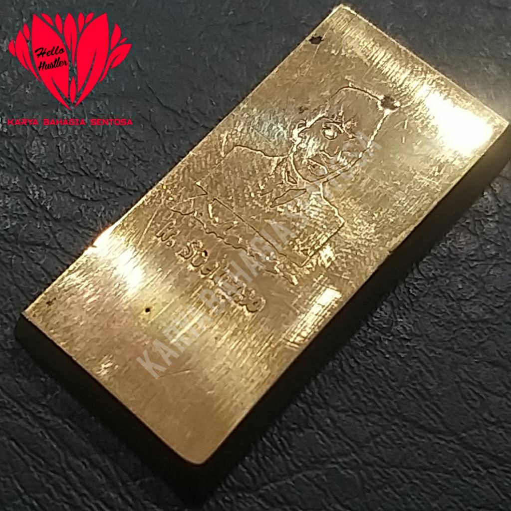 Pajangan Koleksi Batangan Soekarno 250 Gram Bahan Kuningan Mix Classical Collection