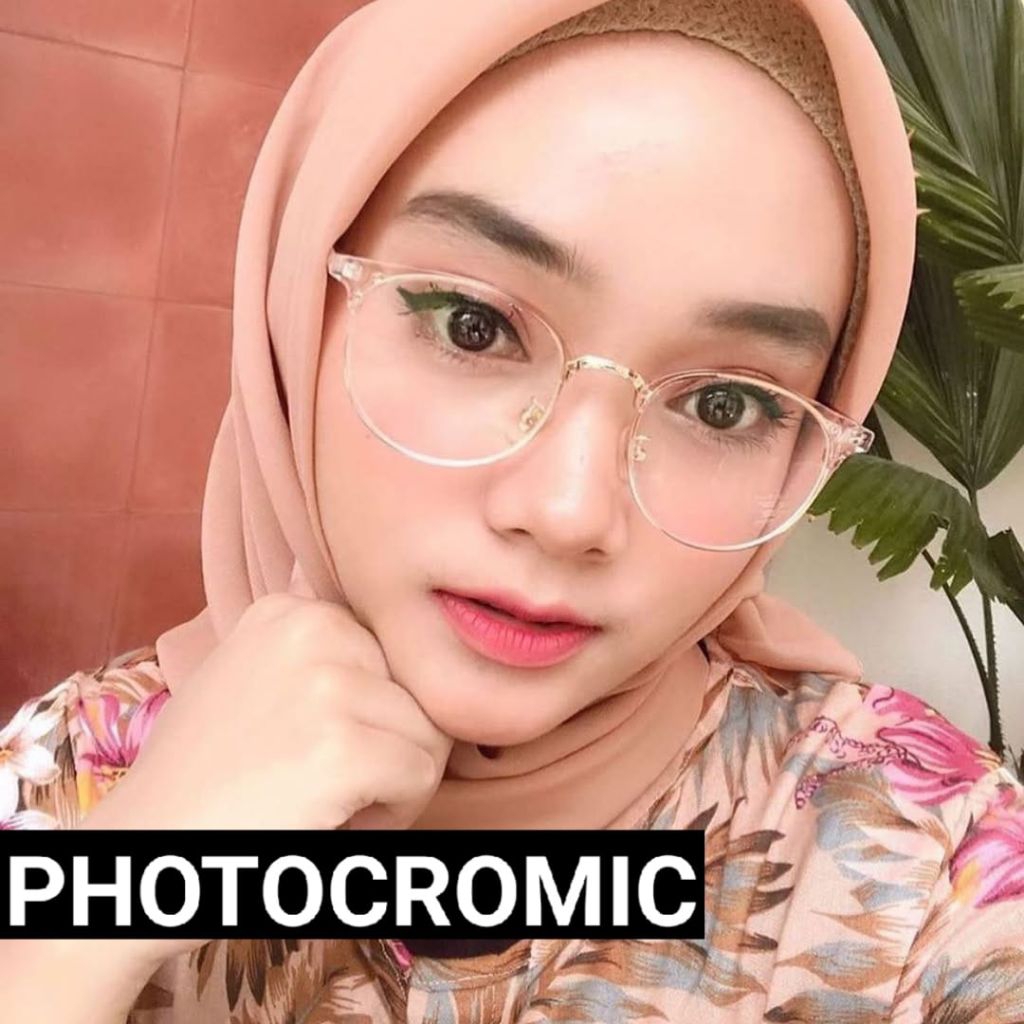 Kacamata Minus Normal Silinder Photocromic Antiradiasi Bluecromic 6214