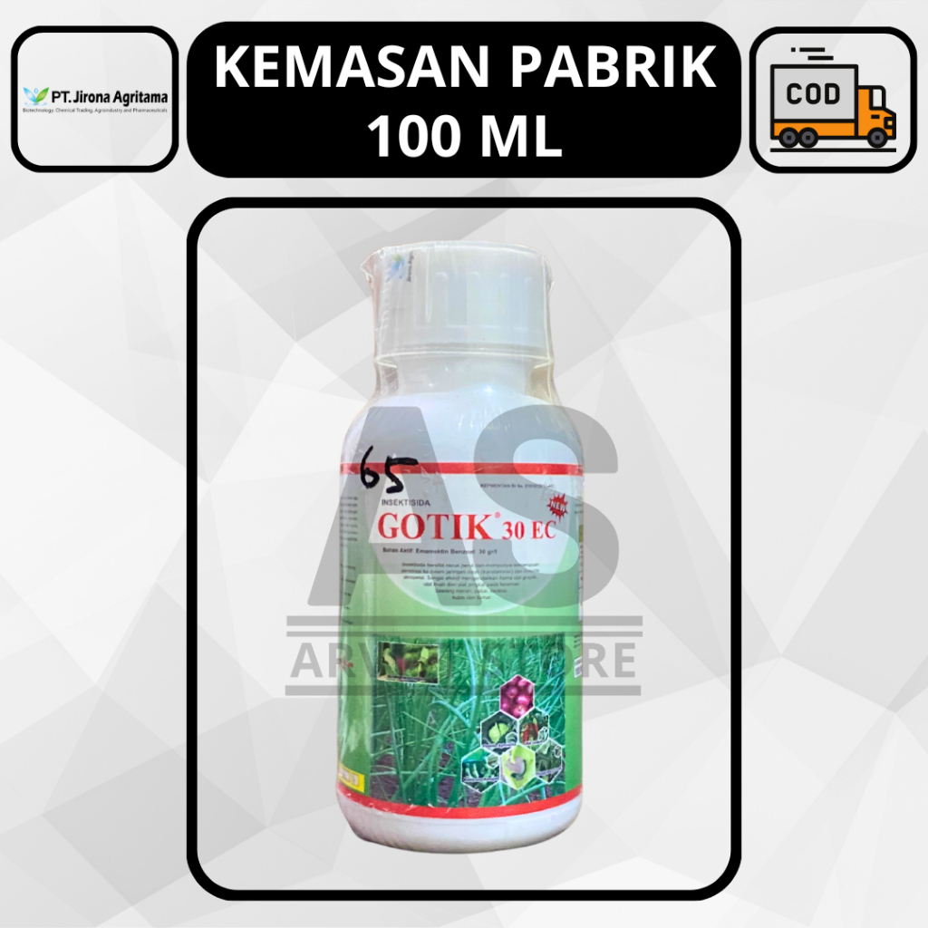 Insektisida GOTIK 30 EC 100ml Emamektin Benzoat 30g/l Jirona