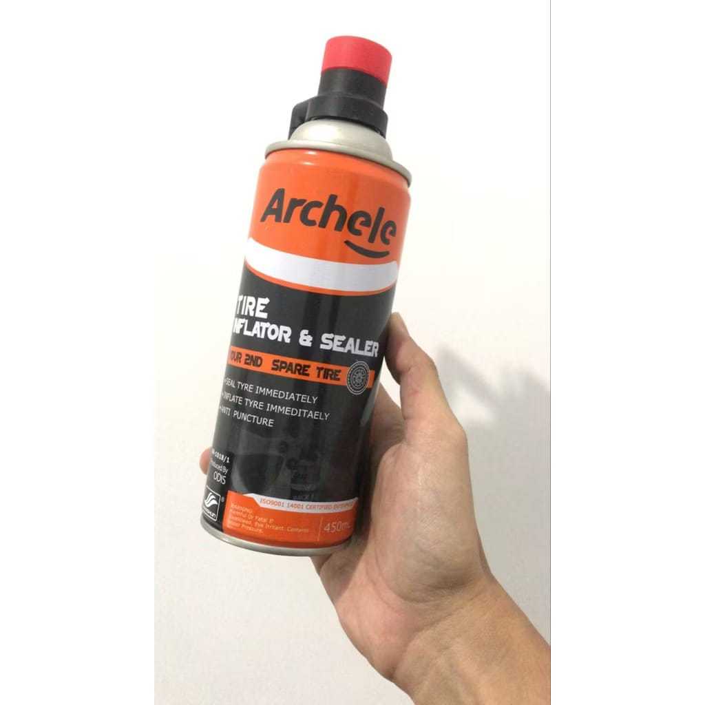 Pompa Ban + Cairan Ban Tubeless ARCHELE / Archele Tire Inflator
