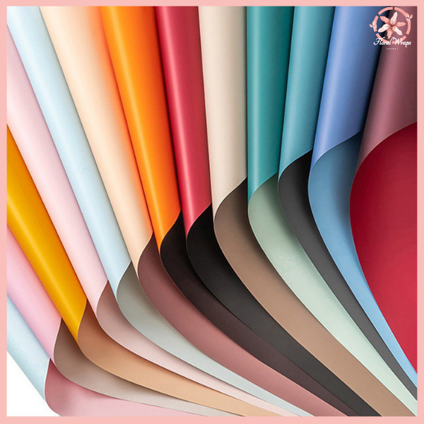 

Kertas Buket Bunga Dua Warna Pastel Polos Flower Wrapping Bi Color Cellophane KB6001