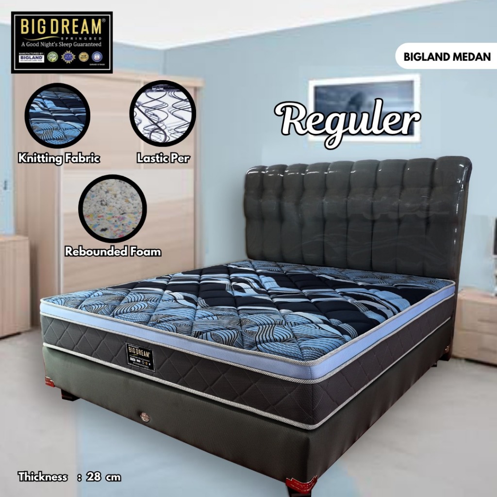 Springbed bigland bigdream regular 6 kaki 5 kaki