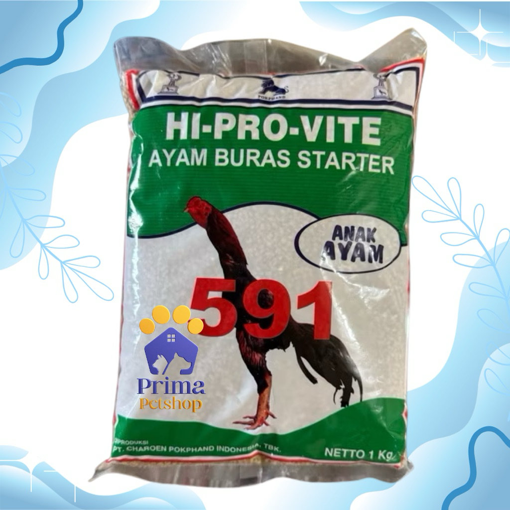 591 Hi Pro Vite makanan ayam laga / siam / jago