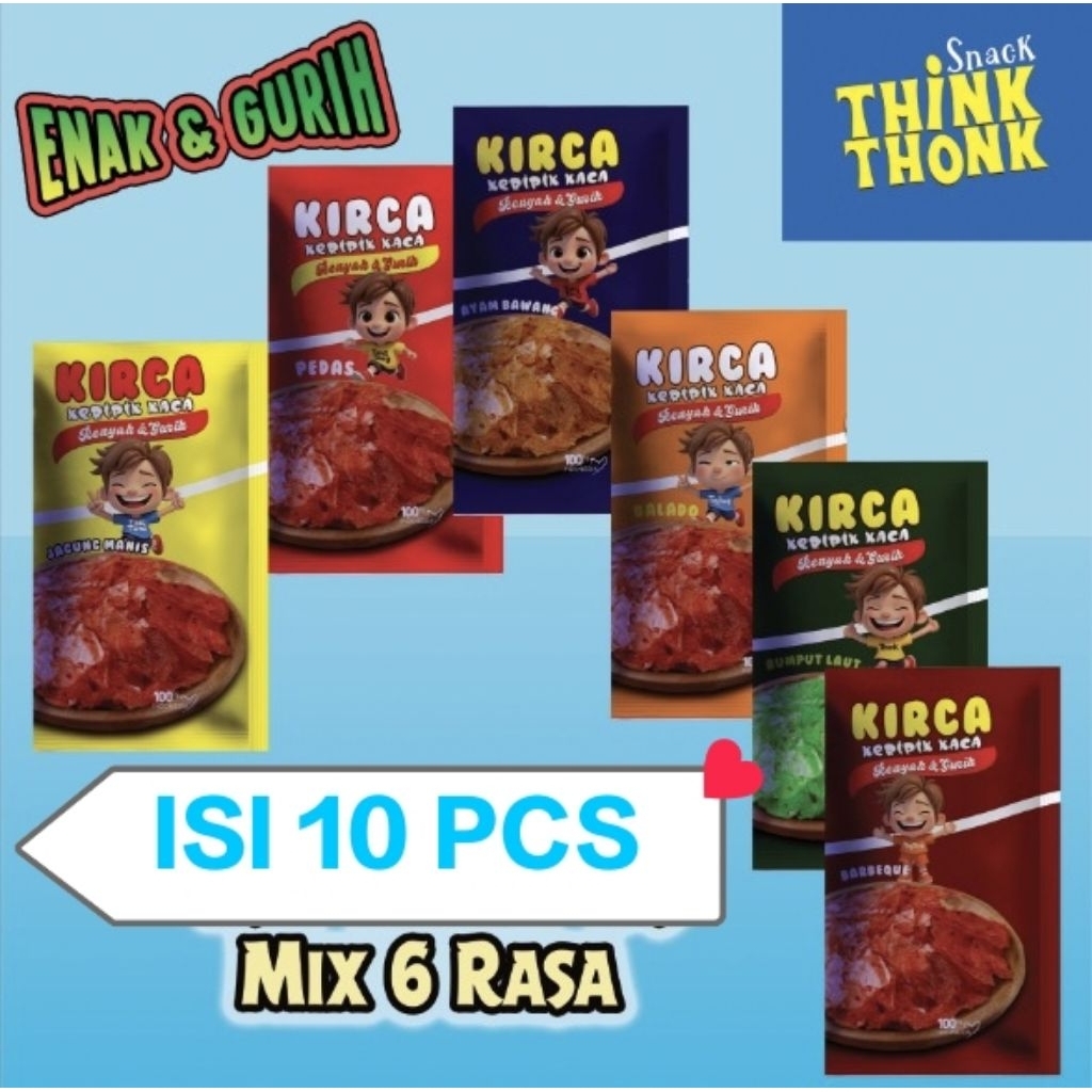 

KRIPIK KACA KARAKTER ISI 10 MIX VARIAN RANDOM ECER 1000 TERMURAH