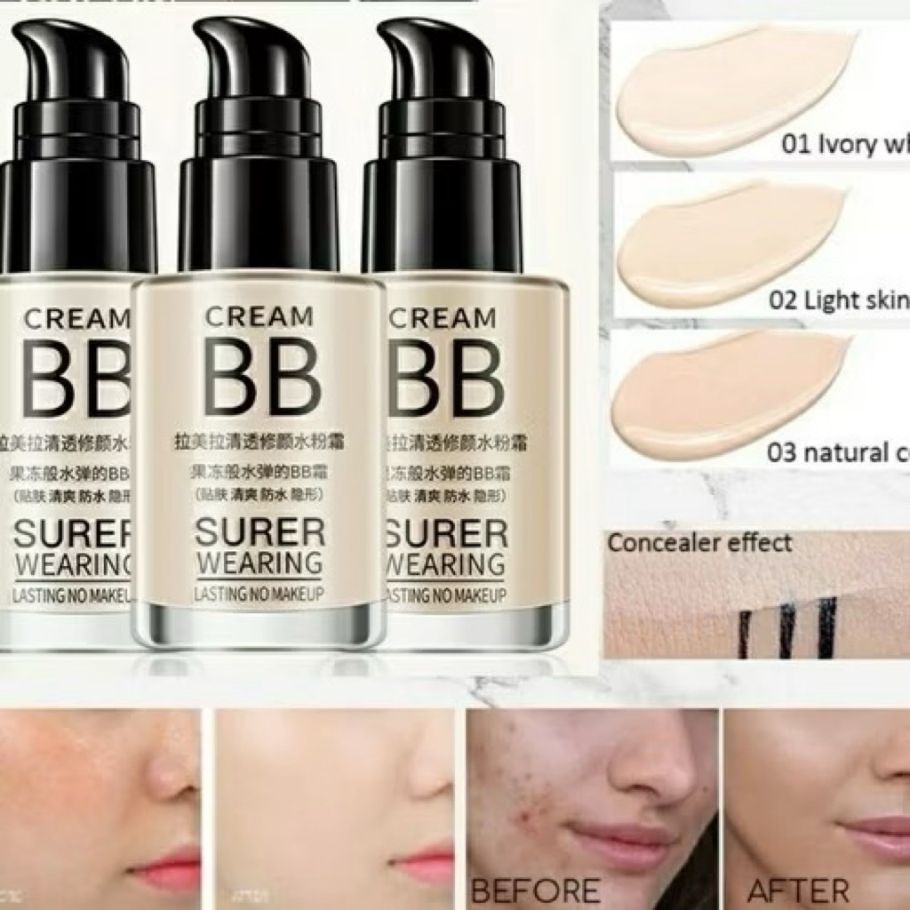BB Cream  1001 Korean Makeup Face Base 2 Moisturizing