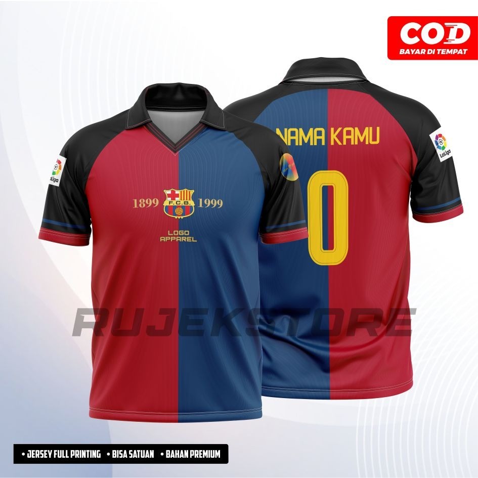 JERSEY BARCELONA 1999 RETRO PRINTING