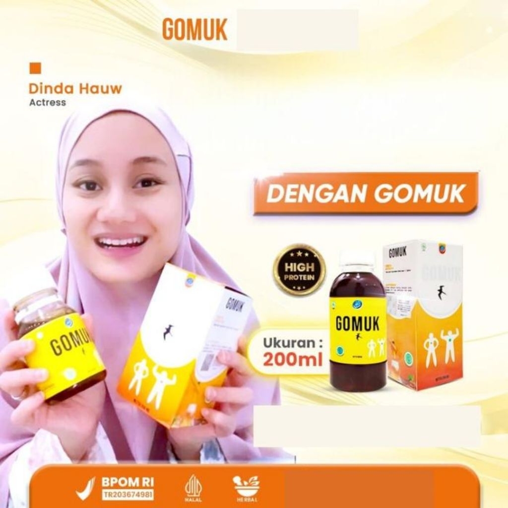 

Madu Gomuk 200ML - Gomuk Herbal - 1 botol madu gomuk