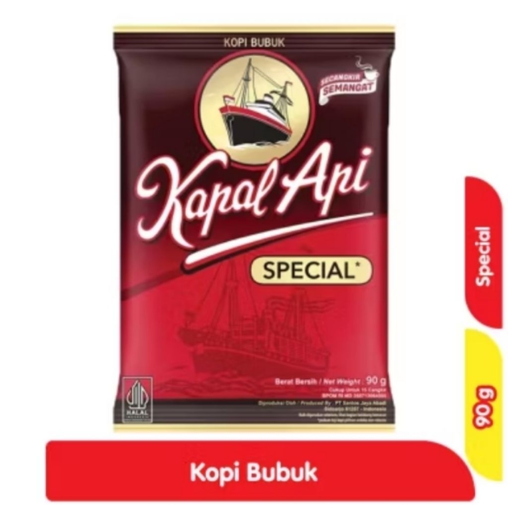 

kapalapi spesial kopi bubuk 90g/kopi kapal api speciall