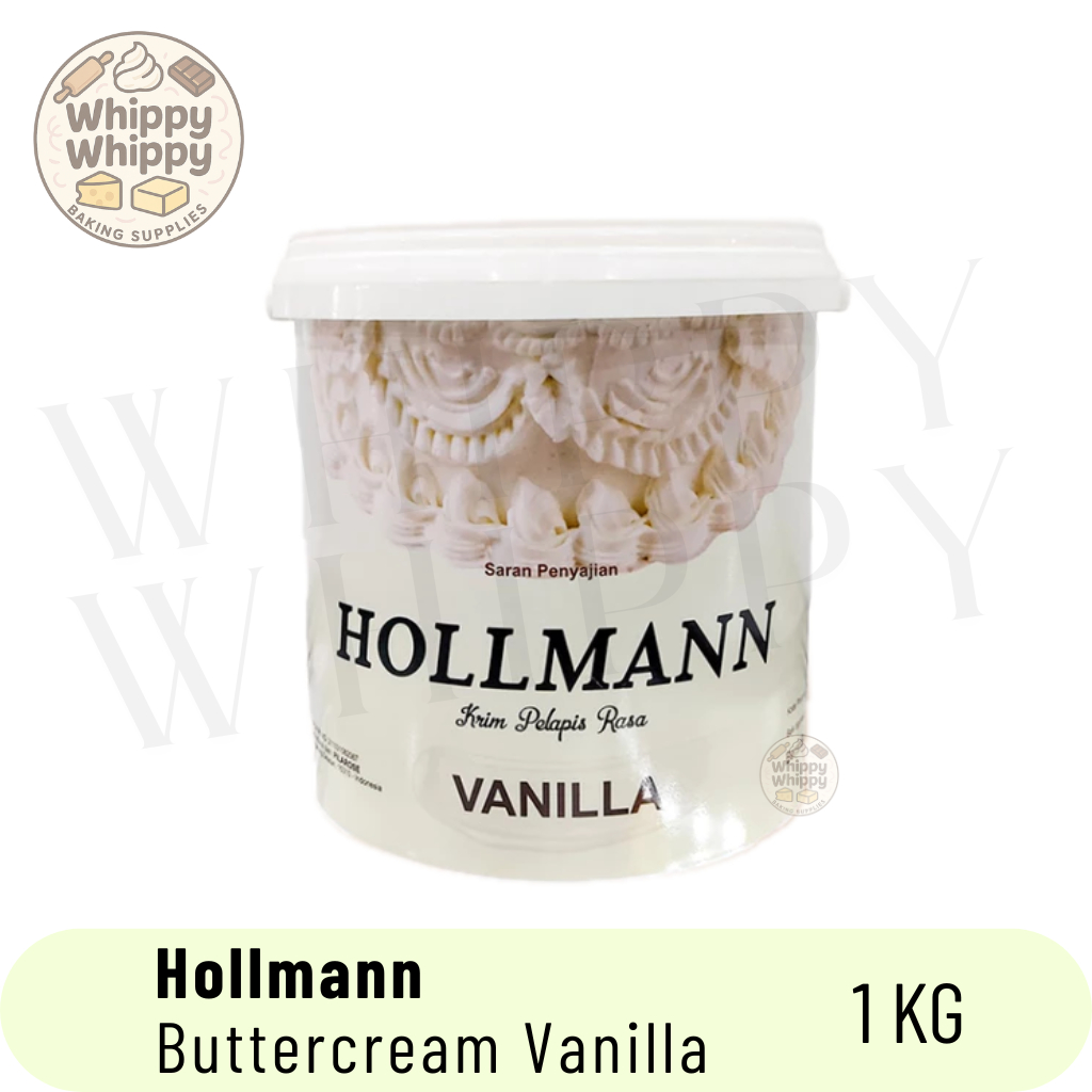 

Hollmann Buttercream Vanilla 1 KG / Holman Buttercream / buttercream vanilla / buttercream