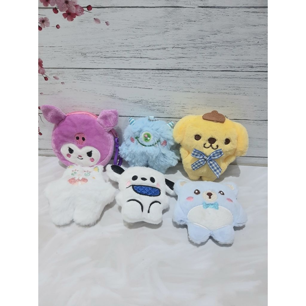 Gantungan Kunci Boneka Lucu Berbulu Halus