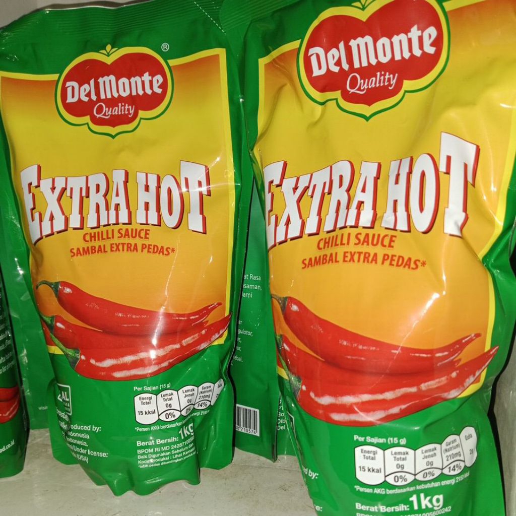 

Saos Sambal Delmonte Extra Hot - Pouch 1kg