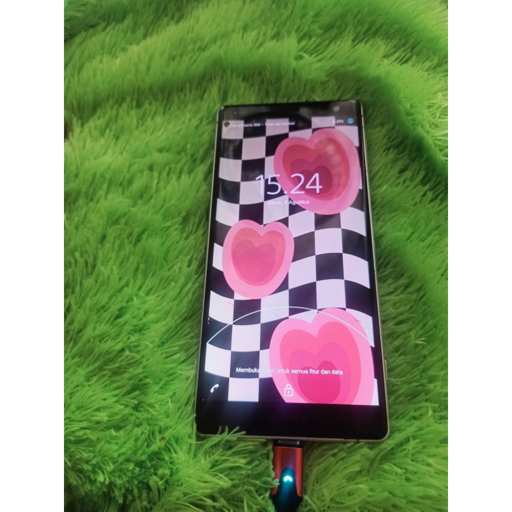 lcd touchscreen Sony xz2 copotan ada minusnya