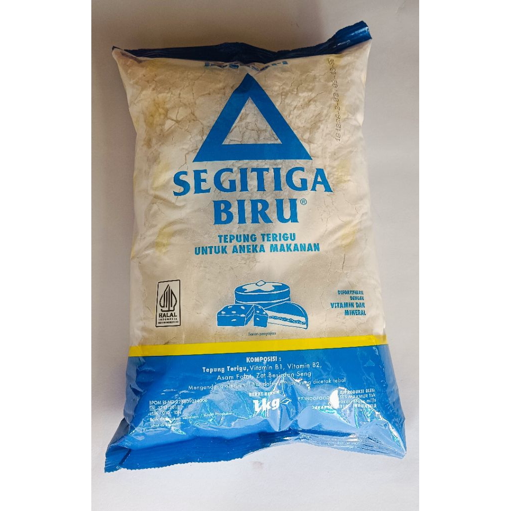 

Tepung Terigu Segitiga Biru Protein Sedang 1kg