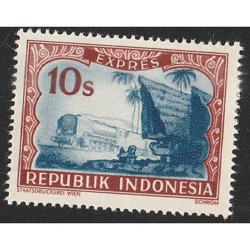 

A 10943 SATU BUAH PRANGKO INDONESIA NOMINAL 10 SEN TEMA POS EXPRES KERETA API DAN RUMAH GADANG DENGAN KONDISI BELUM ADA CAP